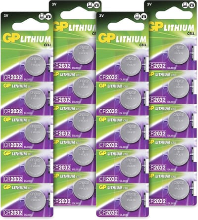 Knoopcel Batterijen - Platte Batterijen - Apparaten Voeden - Lange Houdbaarheid - 20 Stuks - Zilver
