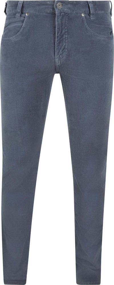 Gardeur Bill Broek Corduroy Blauw - Maat W 33 - L 30 - Heren - Five-pocket broek