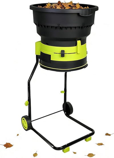 Elektrische Bladvernietiger - Tuin Mulcher - Tuinafval Verwerken - Bladloze Technologie - 54 cm Trechter - Zwart
