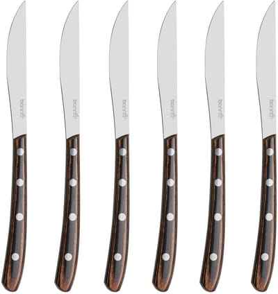 Bonna Steakmes - Vogue - RVS - 23 cm - set van 6