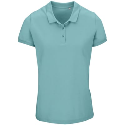 SOLS Dames/Dames Planet Piqué Biologisch Poloshirt (Zwembad Blauw)