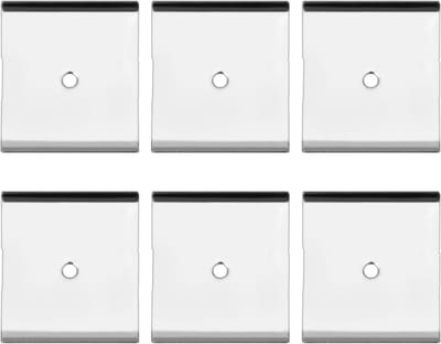 Metalen Stickers voor Magnetische Onderkastverlichting - Set van 6 Stuks - Universele Metalen Kleefplaten - Voor Magneten Onderkastverlichting.