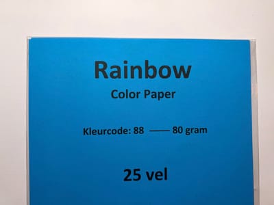 Rainbow KL-88 80 gram intense blauw papier