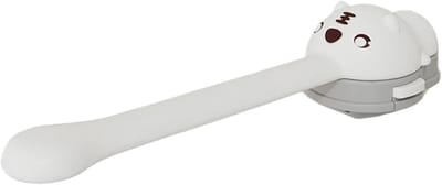 Kraanverlenger - Badkamer hulpstuk - Zelfstandig handen wassen - Knuffelig ontwerp - 25.7 cm lengte - Wit