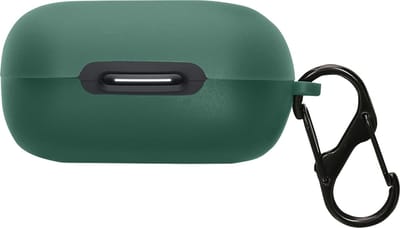 kwmobile cover voor oordopjes case - geschikt voor Anker soundcore C30i - Trendy beschermhoes draadloze oordopjes in donkergroen