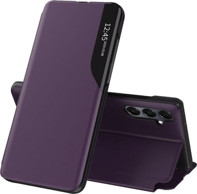 Hoesje geschikt voor Samsung Galaxy A16 - Techsuit eFold Book Case - Paars