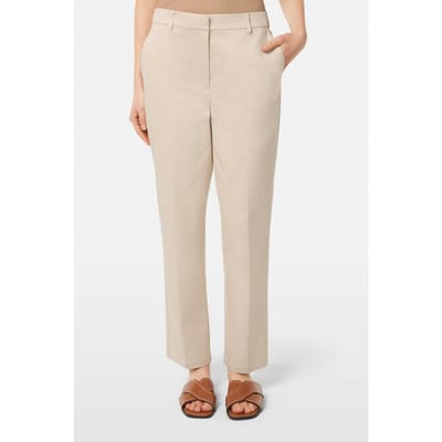 Scotch & Soda Abott - Mid Rise Tapered Chino Linen Taglia: W26L32 | Pantaloni da completo Outlet | Donna | Bianco