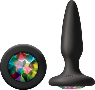 NS Novelties - Glams Mini Rainbow Gem - Anal Toys Buttplugs Meerkleurig