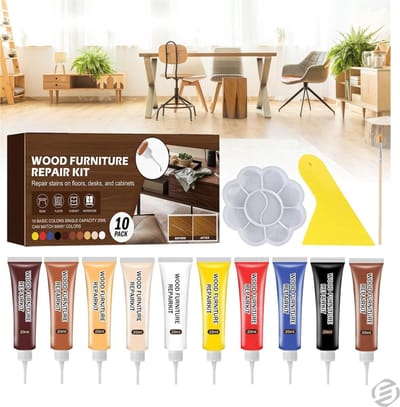 Equivera Laminaat Reparatieset - Laminaat Repareren - Meubel Reparatie - Meubel Reparatieset - Laminaatwax - Laminaat Was - Laminaat Wax - Laminaat Wax Reparatie