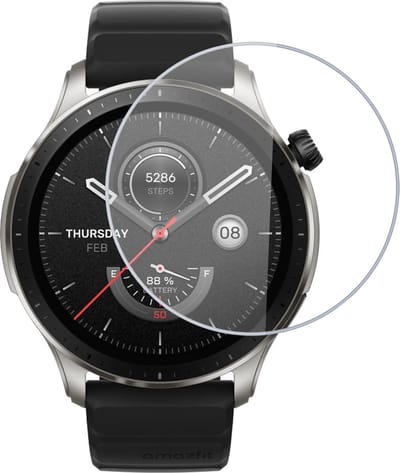 Screenprotector geschikt voor Amazfit GTR 4 - Folie Screen Protector geschikt voor Amazfit GTR 4