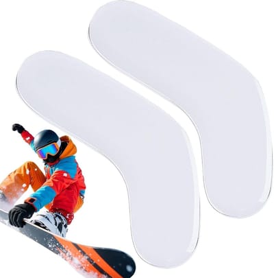 Enkelbeschermer - Skischoenwakers - Sportondersteuning - Zelfklevende Gel Pads - 10 x 8 x 1 cm - Wit