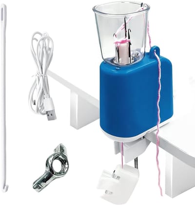 Vlechtmachine Elektrisch - Sieraden Knutsels - Armbanden Maken - Automatische Rotatie - 14.5 x 11 x 16 cm - Blauw