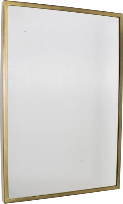 LOFT42 Industry Rectangle Spiegel - Metaal - antiek Messing - 60x40x4