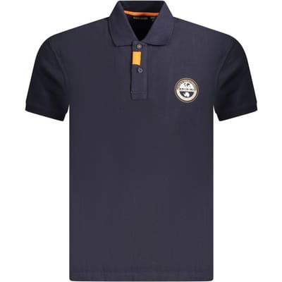 Napapijri Blauwe Katoenen Heren Polo Shirt