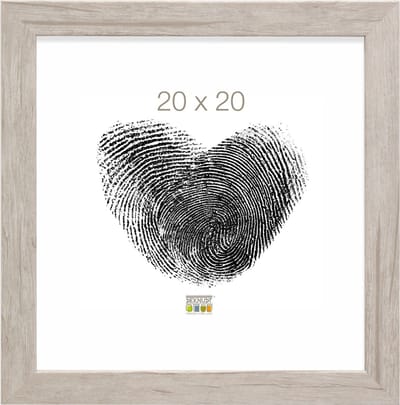 Deknudt Frames fotolijst S45RH1 - naturel - grijs - hout - 20x20 cm