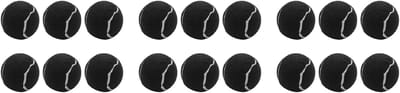 Tennisballen Pak - Trainingsballen Oefenballen - Sporten en Trainen - Duurzaam Materiaal - 66 mm Diameter - Zwart