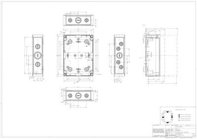 Spelsberg TK PS 1813-6F-M Installatiebehuizing 130 x 180 x 63 Polystereen, Polycarbonaat, Polyurethaan, Polyamide Lichtgrijs 1 stuk(s)