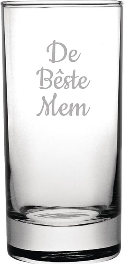 Gegraveerde longdrinkglas 28,5cl De Bêste Mem