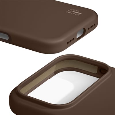 iDeal of Sweden Silicone Case geschikt voor MagSafe geschikt voor iPhone 17 Pro Max - Mocha Mousse