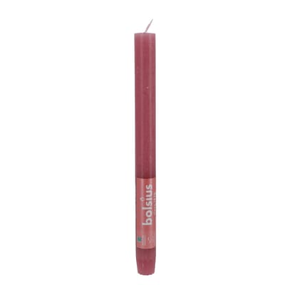 Bolsius Shine rustiek tafelkaars 1 stuk Ash Rose