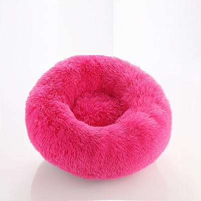 Creatief Pluche Warm en Ademend Rond Hondenbed Kattenbed Huisdierenbed Winter Dik en Comfortabel Hondenbed Hondenmat Huisdierbenodigdheden 40cm