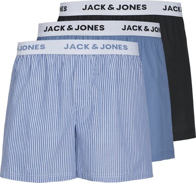 Jack & Jones Heren Plus Size Wijde Boxershorts Geweven JACTOKYO 3-Pack - Maat 4XL