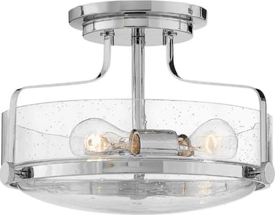 Hinkley LED Plafondlamp Harper | 3X E27 Max 60W | Dimbaar | Polished Chrome