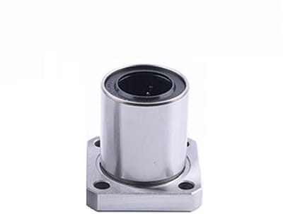 Allecto - Vierkante flens lineaire kogellagers - 12 mm ID - Duurzaam en corrosiebestendig - 57 mm lengte - Geschikt voor 3D-printer - 1 stuk