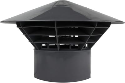 VONLIS Ventilatiekap, ontwateringssystemen, toilet, ventilatie, buisventilatie DN 110, buismontage