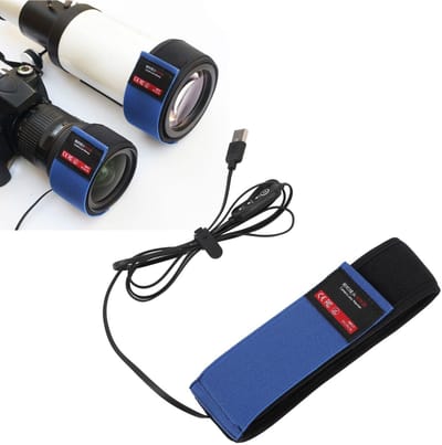 By shayne - USB Lens Heater Warmer - Anti Fog Dauw Heater - Bescherming tegen bevriezing - Universeel - Voor Camera en Telescopen - Essentiële Access.