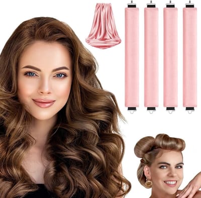 Hitteloze Haarkrulspelden - Ideale Haarstylingset voor Makkelijk en Gezond Krullen