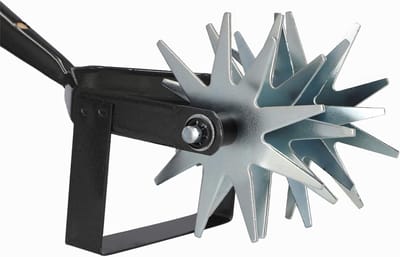 Sterfrees met wiedmes - Tuinfrees cultivator - Bodem losmaken - Houten steel - 175 cm lengte