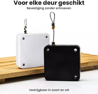 Automatische Deursluiter - Zwart - Deurdranger - Zelfsluitend - Deur - Zelfsluitende Deuren - Schuifdeur Dranger - Verdekte Montage