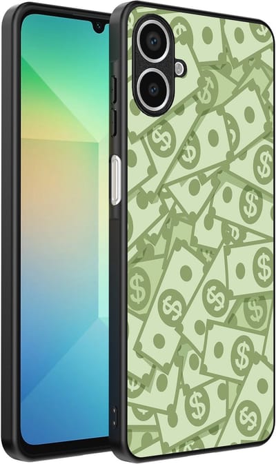 Smartphonica Telefoonhoesje Geschikt voor Samsung Galaxy A06 met Geld Opdruk - TPU Backcover Case With Money Design geschikt voor Samsung Galaxy A06