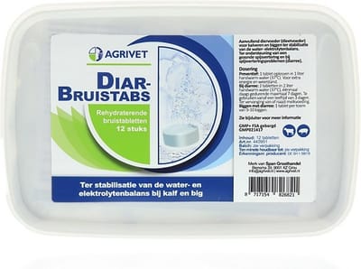 Agrivet Diar-bruistabs 12 stuks