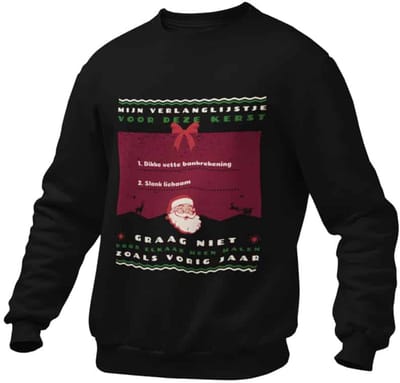 AGRIFANS® Mijn Verlanglijstje - Heren Hoodie - S
