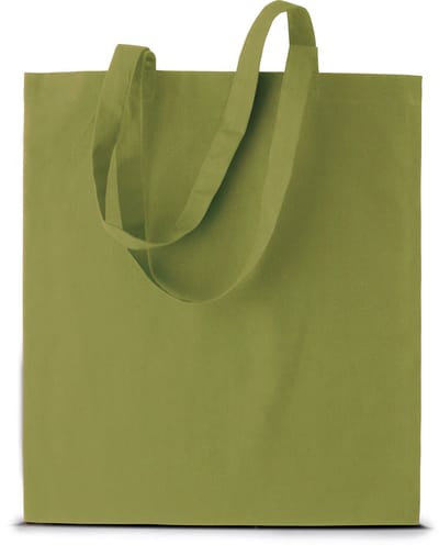 Kimood Shopper bag long handles KI0223 - Burnt Lime - One size