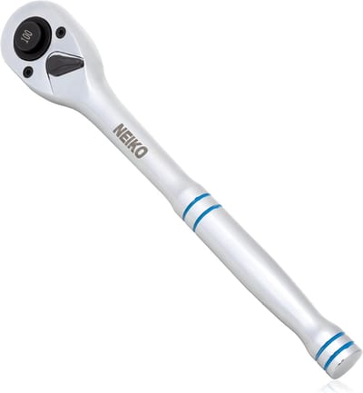 1/2 Inch Ratelsleutel met 100 Tanden en Quick Release, 3,6 Graden Zwenkhoek