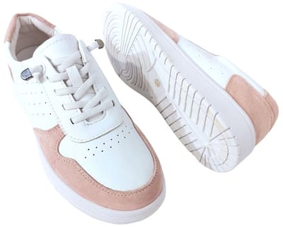 Adventure Shoes Sneaker Pesaro Wit Roze