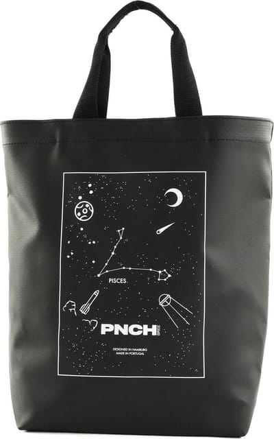 BREE Shopper Punch Star Bag Pisces Zwart