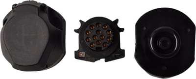13-polige stekkerdoos - inclusief afdichtingsrubber - inclusief microswitch voor mistachterlicht