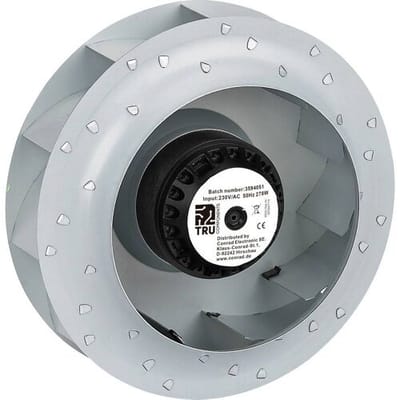 TRU COMPONENTS TC-NA250 Radiaalventilator 230 V/AC 1650 m³/h (Ø x h) 250 mm x 99 mm