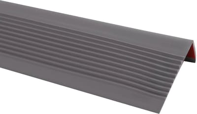 Zelfklevende traprandstrip – Voor thuis en kantoor – Antislip traprand – Grijs (1000 × 5 × 2,5 cm)