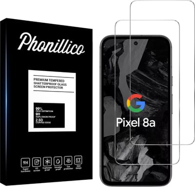 Screenprotector voor Google Pixel 8A - 2 stuks Beschermglas van glas Transparante glazen schermbeschermfolie