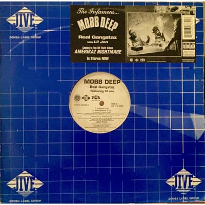 12 inch Plaat MOBB DEEP - Real Gangstaz 82876647851 Infamous Record 2004 VS Rap & Hip-Hop/R&B Gebruikt black