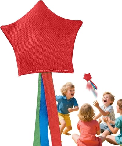 Gooikussen voor kinderen - Stervormige werpzak - Buitenspel en leren - Verbeterde grip - 10 x 10 x 3 cm