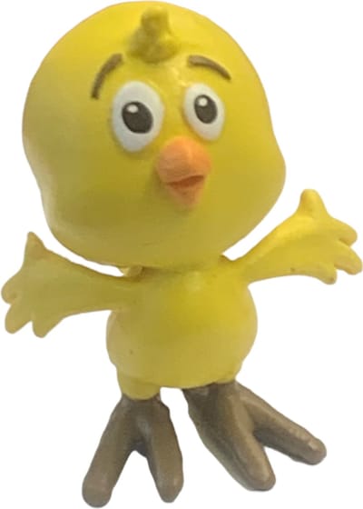 Lottie Dottie - Kleine geel kuiken - Chickadee - speelfiguur/taarttopper - 5 cm - kunststof