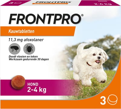 FRONTPRO S - 2-4 kg - 2 x 3 tabletten