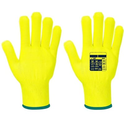 GGM Gastro (10 Paar) Schnittschutzhandschuhe Pro Cut - Gelb - Größe: L Geel