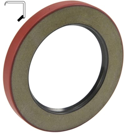 Oliekeerring Motor - Afdichtring - Motoronderhoud - Veer enkele lip - 6.99 x 1.75 cm - Zwart